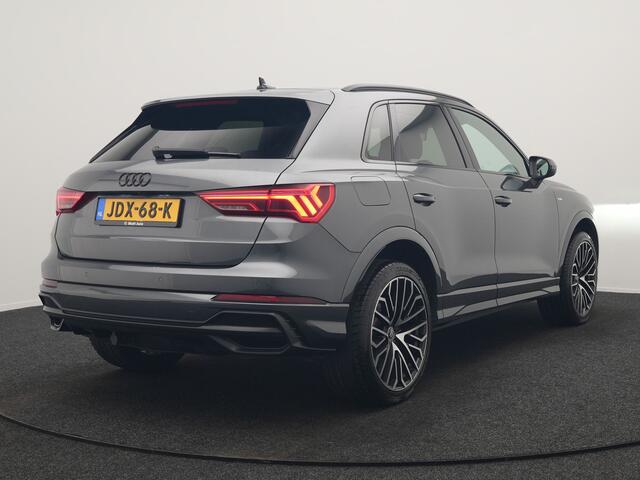 Audi Q3 45 TFSI e 2x S Line PHEV 245pk Dealer O.H. | Trekhaak Afn. | Adaptive Cruise | 360 Camera | Matrix LED | Sportstoelen Memory & Verwarmd | Keyless | Blis | Apple Carplay | Sfeerverlichting | 20"L.M | Navigatie | DAB | Plug In Hybrid |