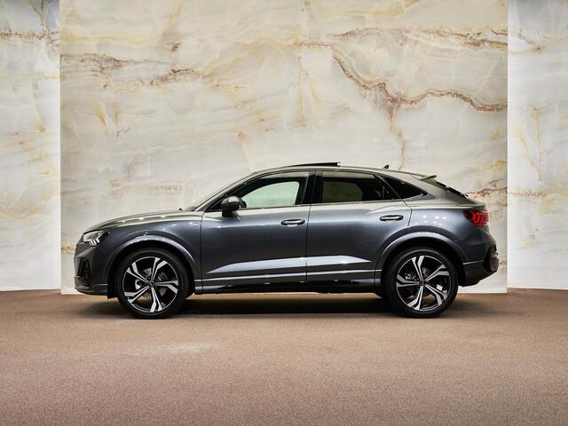 Audi Q3 Sportback 35 TFSI S Edition, pano, ACC, assistentiepakket, leder, keyless, LED, 20", privacy, tr.haak, NP72k
