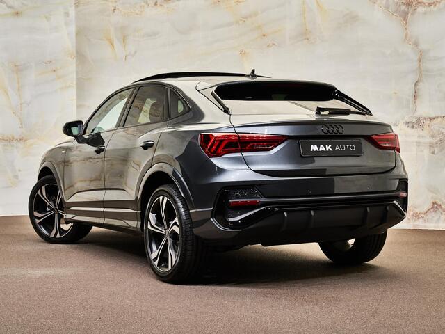 Audi Q3 Sportback 35 TFSI S Edition, pano, ACC, assistentiepakket, leder, keyless, LED, 20", privacy, tr.haak, NP72k