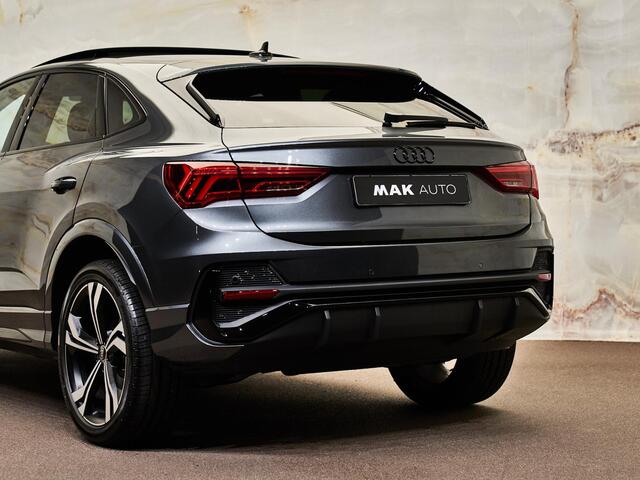 Audi Q3 Sportback 35 TFSI S Edition, pano, ACC, assistentiepakket, leder, keyless, LED, 20", privacy, tr.haak, NP72k