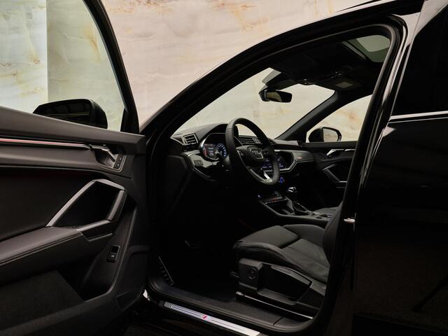 Audi Q3 Sportback 35 TFSI S Edition, pano, ACC, assistentiepakket, leder, keyless, LED, 20", privacy, tr.haak, NP72k