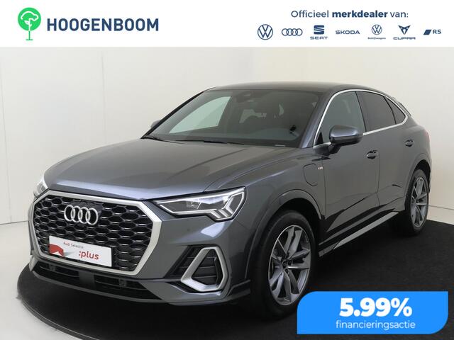 Audi Q3 Sportback 45 TFSI e S Edition | SoH 100% | SONOS audio | Lederen bekleding | 360 camera | Dodehoek detectie | Navigatie Plus | Full LED verlichting | Cruise control | Elektrische achterklep |