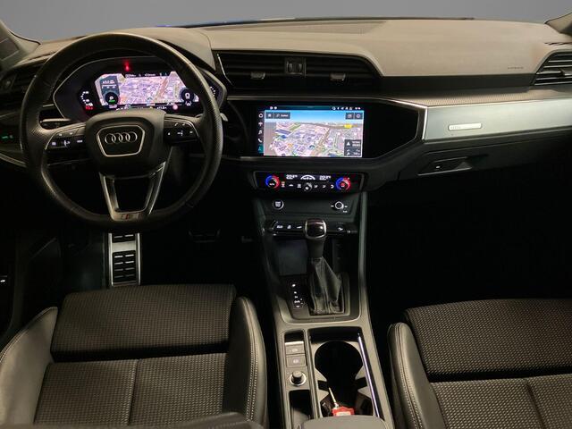 Audi Q3 45 TFSIe 180kW/245PK S Line · Trekhaak · Camera + Parkeersensoren · Apple/Android Car Play · Dodehoeksensor · Garantie t/m 22-11-2027 of 80000km