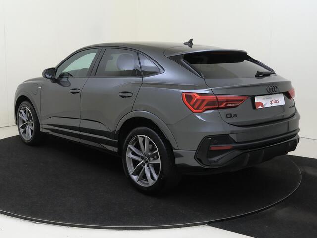 Audi Q3 Sportback 45 TFSI e S Edition | SoH 96% | SONOS audio | 360 camera | Keyless | Dodehoek detectie | Navigatie Plus | Optiek zwart Plus | Cruise control |