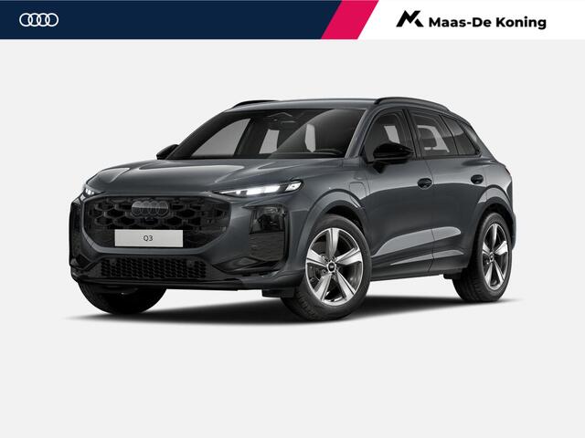 Audi Q3 1.5 200kW e-hybrid S edition 272 PK · Trekhaak elek. wegklapbaar · Exterieurpakket zwart · Driespaaks lederen sportstuur verwarmbaar