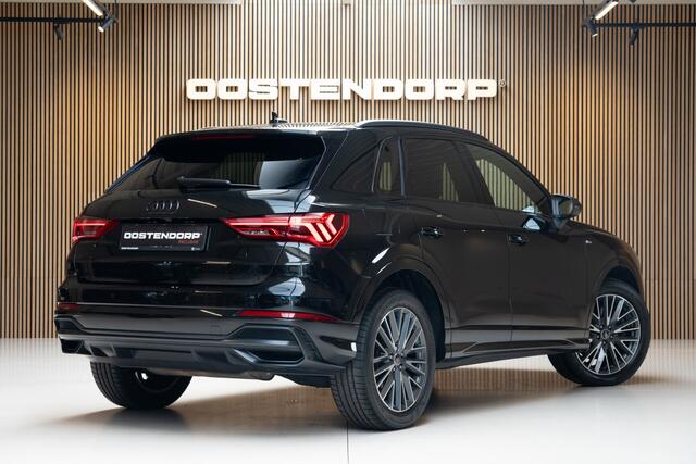 Audi Q3 45TFSIe/245pk S-Line Blackstyle|2022|Leer+memory|Matrix|Keyless|PDC+360Camera|Sonos|Navi|Carplay/AndroidAuto|19"LMV|Winterpakket