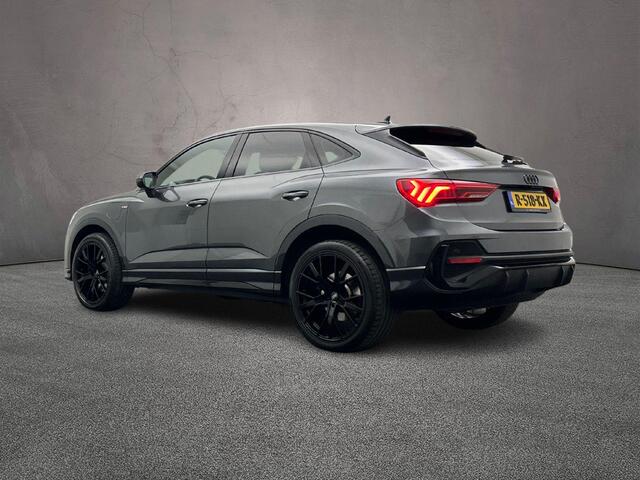 Audi Q3 Sportback 45 TFSI e 245PK S Edition | Sonos | Top-View | 20-Inch | Stoelverwarming | Adaptive-Cruise | Zwart-Optiek | Matrix |