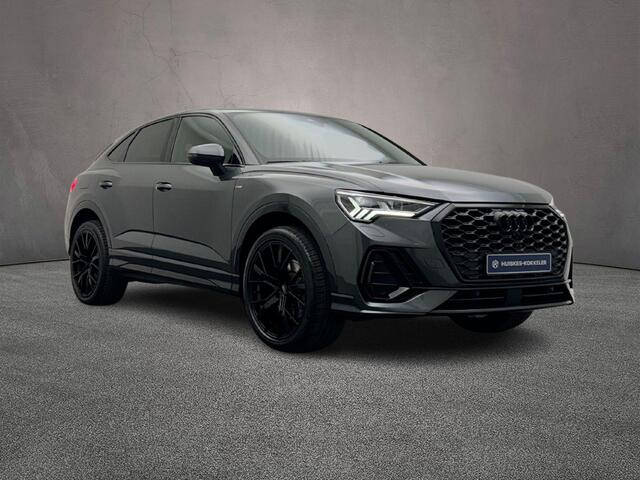 Audi Q3 Sportback 45 TFSI e 245PK S Edition | Sonos | Top-View | 20-Inch | Stoelverwarming | Adaptive-Cruise | Zwart-Optiek | Matrix |