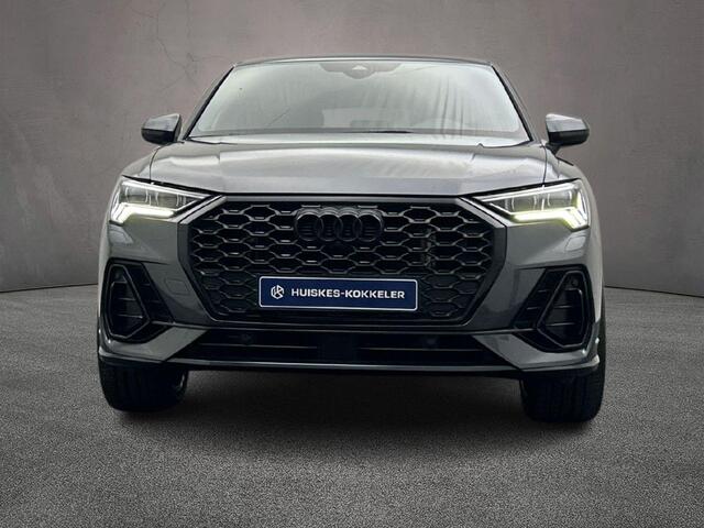 Audi Q3 Sportback 45 TFSI e 245PK S Edition | Sonos | Top-View | 20-Inch | Stoelverwarming | Adaptive-Cruise | Zwart-Optiek | Matrix |