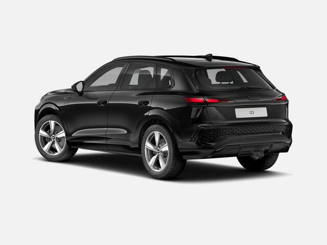 Audi Q3 1.5 200kW e-hybrid S edition 272 PK · Trekhaak elek. wegklapbaar · Exterieurpakket zwart · Driespaaks sportstuur afgevlakt multif. met stuurpaddels en verwarmbaar
