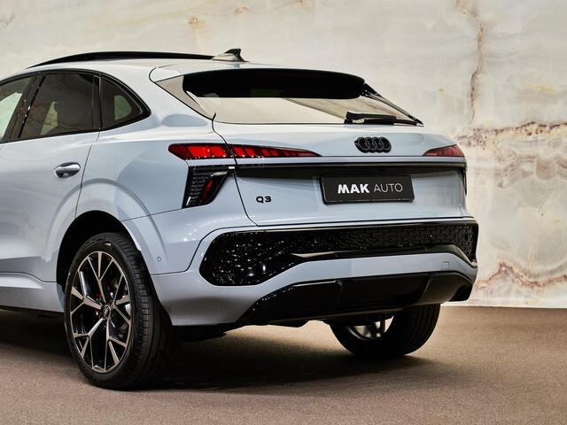 Audi Q3 Sportback E-Hybrid S Edition , pano, tr.haak, 20", Sonos, LED-kopl., memory, HUD, 360 camera, ACC, privacy