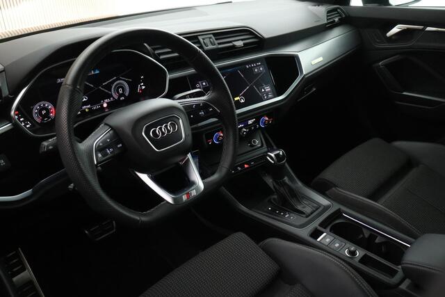 Audi Q3 35 TFSI 150pk S edition Black Edition Camera Stoelverwarming LED Virtual Cockpit Navigatie