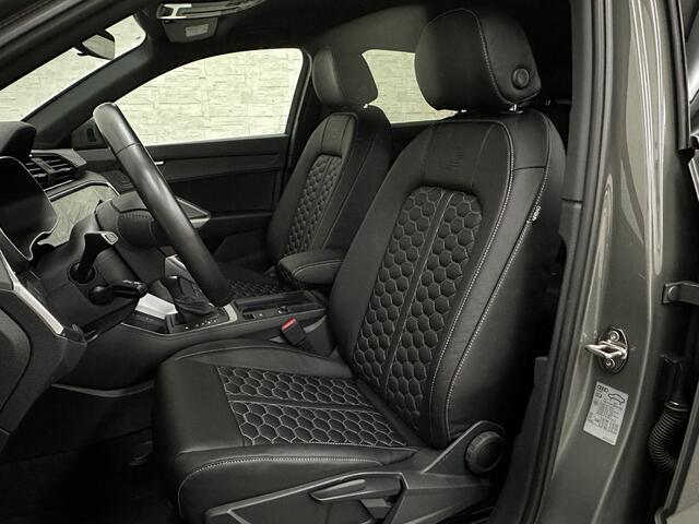 Audi Q3 Sportback 45 TFSI e 245pk S-Line | #RS-Leder | ACC | Trekhaak | Zwarte Hemelbekleding | Navi Plus | Lane Assist | Dodehoek | Lane-Assist | Stoelverwarming | Climate-Control | LED | Interieur-Voorverwarming | Bovag Garantie |