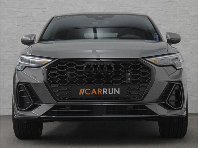 Audi Q3 Sportback 45 TFSI e 245pk S-Line | #RS-Leder | ACC | Trekhaak | Zwarte Hemelbekleding | Navi Plus | Lane Assist | Dodehoek | Lane-Assist | Stoelverwarming | Climate-Control | LED | Interieur-Voorverwarming | Bovag Garantie |