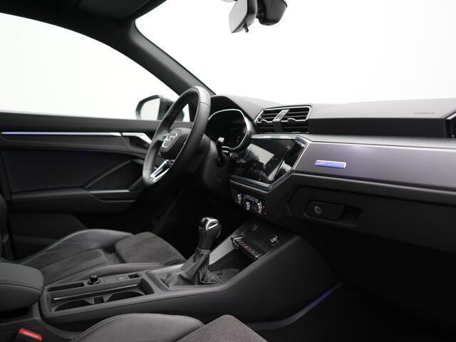 Audi Q3 Sportback 45 TFSI e 2x S Line PHEV 245pk Dealer O.H. | Trekhaak Af Fabriek | Adaptive Cruise | Matrix LED | Camera | Sonos Audio | Alcantara Sportstoelen Verwarmd | Blis | Navigatie | DAB | 20"L.M | Plug In Hybrid |