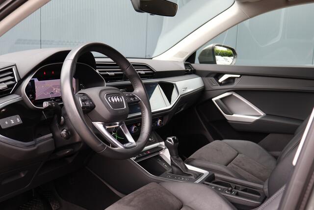 Audi Q3 Sportback 35 TFSI S Edition 150pk Aut. | Virtual Cockpit Plus | Leer / alcantara | Stoelverwarming | 19 Inch | Elektr. Achterklep