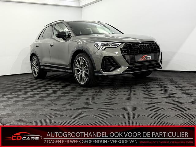 Audi Q3 35 TFSI edition one 3x S-Line Camera, Navi, Virtual desk, Stoelverwarming, Cruise control adaptief, Half leder, A start stop, Elektrische achterklep