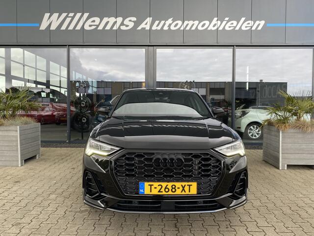 Audi Q3 Sportback 45 TFSI e S Edition 45 TFSI e S-Line ACC Zwart Optiek Leder Stoelverwarming Trekhaak