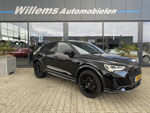 Audi Q3 Sportback 45 TFSI e S Edition 45 TFSI e S-Line ACC Zwart Optiek Leder Stoelverwarming Trekhaak