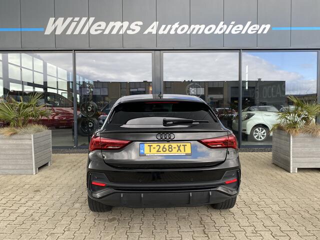 Audi Q3 Sportback 45 TFSI e S Edition 45 TFSI e S-Line ACC Zwart Optiek Leder Stoelverwarming Trekhaak
