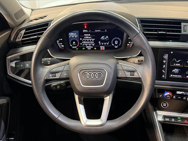 Audi Q3 Sportback 45 TFSI e S Edition 20"/Adaptieve cruise/Dodehoek/LED/Elektrische klep/Keyless/Stoelverwarming/PDC v+a/Apple Carplay & Android Auto