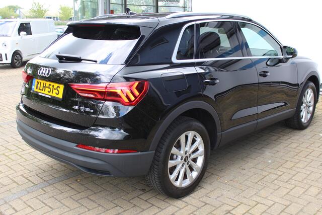 Audi Q3 45 TFSI e Advanced edition | Incl. 12 maanden Garantie | Keyless entry/start | Achteruitrijcamera | Cruise controle | Dodehoekdetectie | Schakelflippers aan stuurwiel | Apple CarPlay/Android Auto | Parkeersensoren V+A |