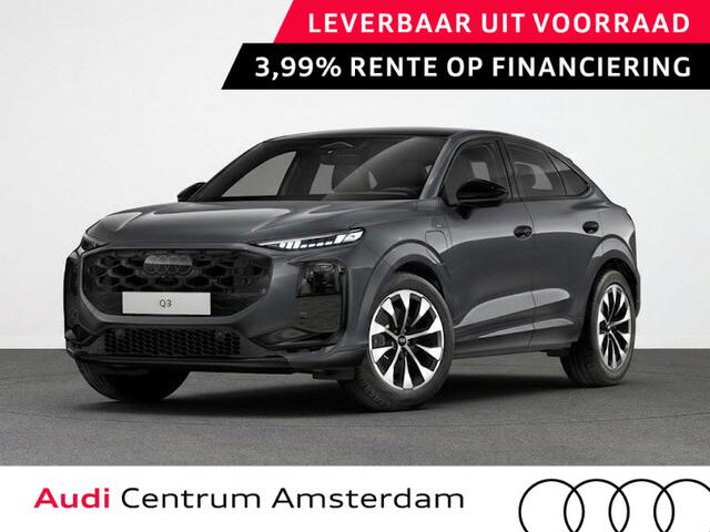 Audi Q3 Sportback S edition e-hybrid 272 pk | Techniekpakket plus | Panorama-glasdak | Optiekpakket zwart-glanzend | Trekhaak mech |