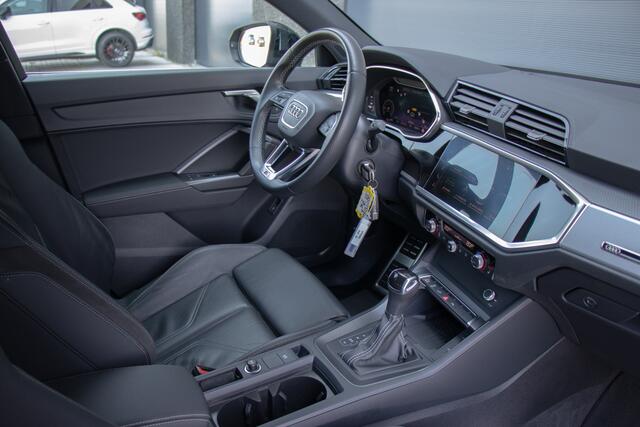 Audi Q3 Sportback 45 TFSI e S Edition | S-Line | 245 PK | Leder | Matrix LED | Dode Hoek | Virtual Pro | DAB | ACC | Climate | Stoelverwarming | 1 Eigenaar | Dealer Onderhouden | Garantie