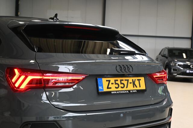 Audi Q3 Sportback 45 TFSIe 245pk Advanced Black edition | ACC | Camera | Elek. klep | 100% (Dealer) onderhouden label