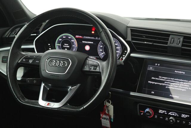 Audi Q3 Sportback 45 TFSI e S Edition (PANORAMADAK, STOELVERWARMING, SFEERVERLICHTING, CARPLAY, CAMERA, 1e EIGENAAR)