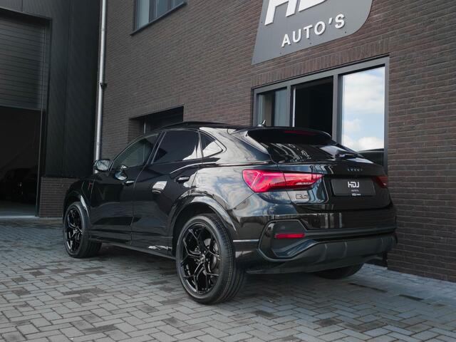 Audi Q3 Sportback 45 TFSI e S line All Black | Pano | 20" | Side | Ambiente Plus 30 klrn. | Matrix | Camera | Alcantara |