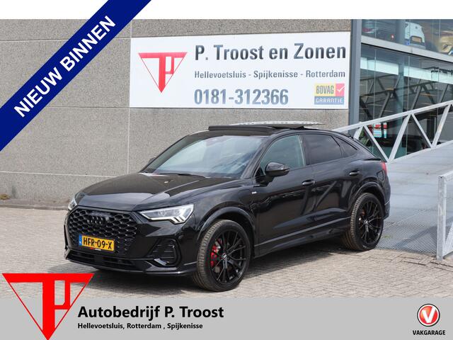 Audi Q3 Sportback 45 TFSI e 3x S-Line Black pack/Panoramadak/360 graden camera/Sonos audio/Apple carplay/Stoelverwarming/Parkeersensoren/Navigatie/20 inch LM velgen