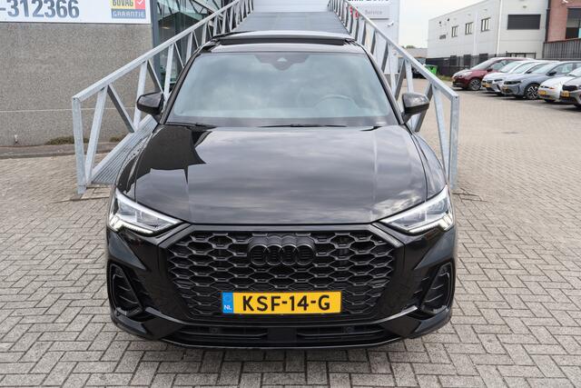 Audi Q3 Sportback 45 TFSI e Edition 3x S-Line! Panoramadak/Sonos audio/Afneembare trekhaak/Stuur+stoelverwarming/Apple carplay/Achteruitrijcamera/Parkeersensoren/DAB