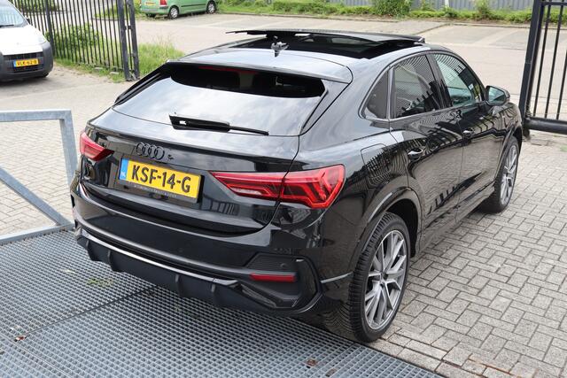 Audi Q3 Sportback 45 TFSI e Edition 3x S-Line! Panoramadak/Sonos audio/Afneembare trekhaak/Stuur+stoelverwarming/Apple carplay/Achteruitrijcamera/Parkeersensoren/DAB