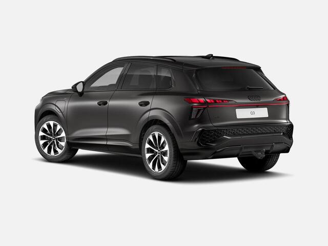 Audi Q3 1.5 200kW e-hybrid S edition 272 PK · Trekhaak elek. wegklapbaar · Tech plus · Glazen panoramadak
