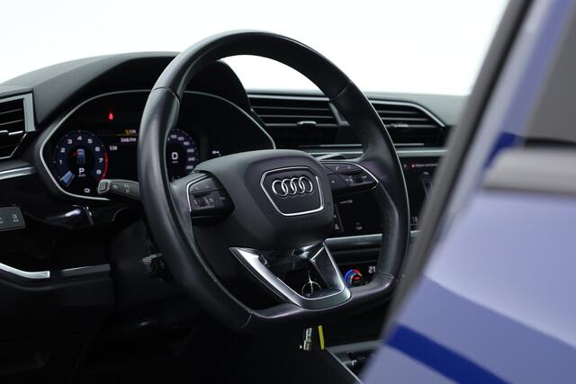 Audi Q3 Sportback 45 TFSI e S Line | Elek. Trekhaak | Camera | 20'' | Adapt. Cruise | NAV + CarPlay | Stoelverw. |