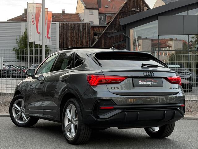 Audi Q3 Sportback 45TFSI E 245pk S-Line Pano Sonos El.Zetels Sfeerverlichting Leder M-Led 360-Camera Keyless