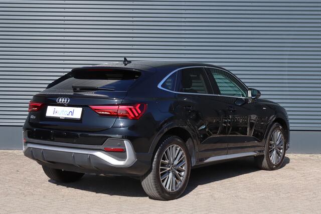 Audi Q3 Sportback 45 TFSI e S-Line LED/MMI Plus/Camera/CarPlay/Dodehoek/Elek. klep/ACC/Sfeer/19"