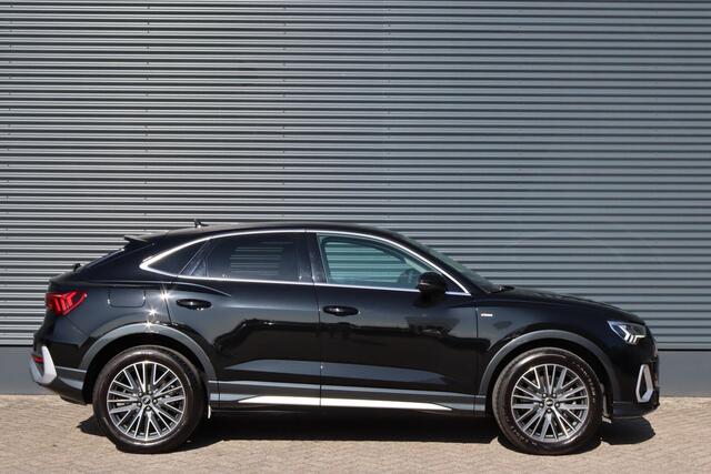 Audi Q3 Sportback 45 TFSI e S-Line LED/MMI Plus/Camera/CarPlay/Dodehoek/Elek. klep/ACC/Sfeer/19"