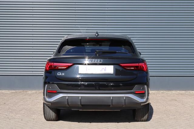 Audi Q3 Sportback 45 TFSI e S-Line LED/MMI Plus/Camera/CarPlay/Dodehoek/Elek. klep/ACC/Sfeer/19"