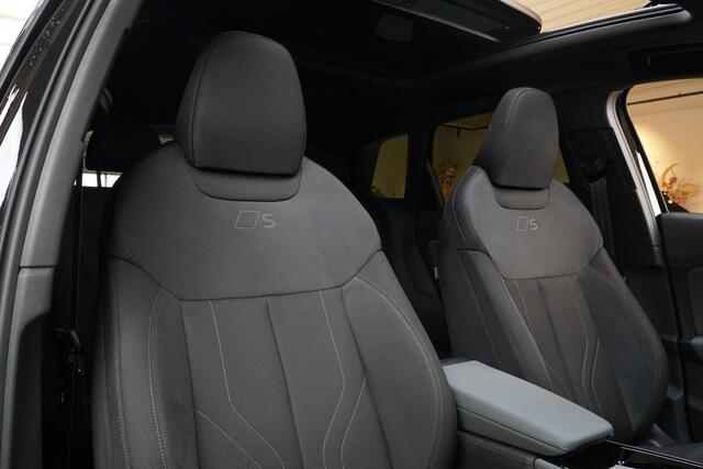Audi Q3 1.5/272pk 200kW e-hybrid S-Line Blackstyle|2025|Panoramadak|Trekhaak|Sonos|MatrixLED|Cruise+ACC|Keyless|Blindspot|PDC+Assist+Camera|20"LMV|Stoelverwarming