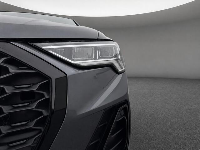 Audi Q3 Sportback 45 TFSI e 245pk S Edition · Panoramadak · Lederen Bekleding · 360 Camera · Wegklapbare Trekhaak · SONOS Audio · Stoelverwarming · Elek. Achterklep · 21'' velgen · Adaptive Cruise Control ·