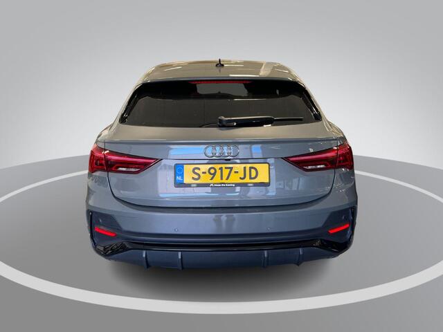 Audi Q3 Sportback 45 TFSIe 245pk S Edition · Camera · Apple/Android Car Play · Elek. Achterklep · Dodehoeksensor · Lederen Bekleding · Garantie t/m 04-02-2027 of 100.000km