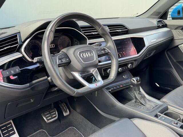 Audi Q3 BWJ 2019 | 35TFSI 190PK S Line Pro Line S AUTOMAAT | TREKHAAK | PANO DAK | 3X S-LINE | LEER | CAMERA A | ABT | EL KOFFER | NAVI | CLIMA