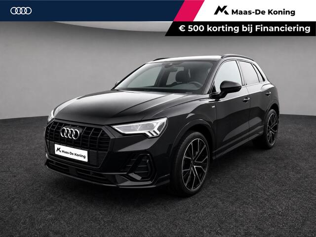 Audi Q3 35 TFSI 150pk S edition · Apple/Android Car Play · 20'' Lichtmetalen Velgen · Elek. inklapbare buitenspiegels · Audi Sound · Virtual Cockpit · Garantie t/m 16-01-2027 of 100.000km