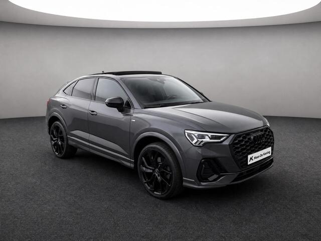 Audi Q3 Sportback 45 TFSIe 245pk S-tronic S Edition · Panoramadak · Lederen Bekleding · Camera · Wegklapbare Trekhaak · Stoelverwarming · Elek. Achterklep · 21'' velgen · Adaptive Cruise Control ·