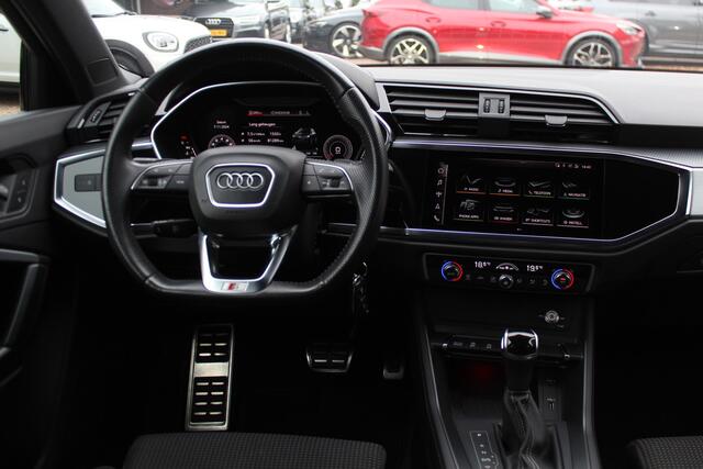Audi Q3 35 TFSI S Line / CarPlay / Parkeerhulp V+A / 18'' / Sfeerverlichting / Elektr. stoelen / Matrix LED / Virtual Cockpit / Cruise Control