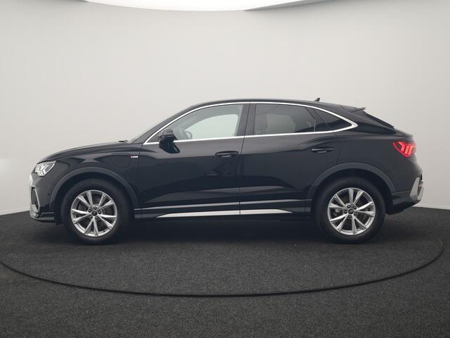 Audi Q3 Sportback 45 TFSI e 2x S Line PHEV 245pk Dealer O.H | Adaptive Cruise | 360 Camera | Blis | Sporstoelen Verwarmd | Carplay | Navigatie | DAB | Virtual | 18"L.M | Plug In Hybrid