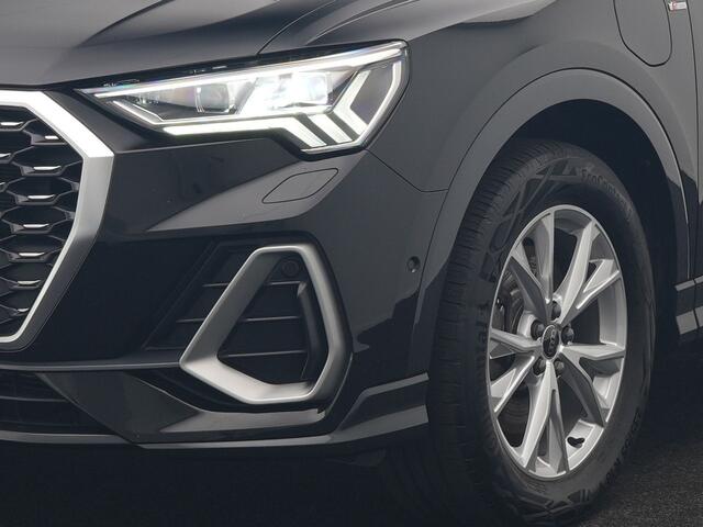 Audi Q3 Sportback 45 TFSI e 2x S Line PHEV 245pk Dealer O.H | Adaptive Cruise | 360 Camera | Blis | Sporstoelen Verwarmd | Carplay | Navigatie | DAB | Virtual | 18"L.M | Plug In Hybrid