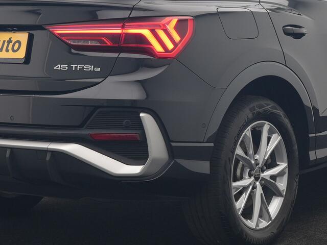 Audi Q3 Sportback 45 TFSI e 2x S Line PHEV 245pk Dealer O.H | Adaptive Cruise | 360 Camera | Blis | Sporstoelen Verwarmd | Carplay | Navigatie | DAB | Virtual | 18"L.M | Plug In Hybrid